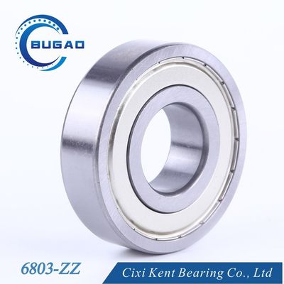 Rolamento de aço de tamanho padrão Rolamento de esferas 6803 para motor de ar condicionado 17*26*5mm