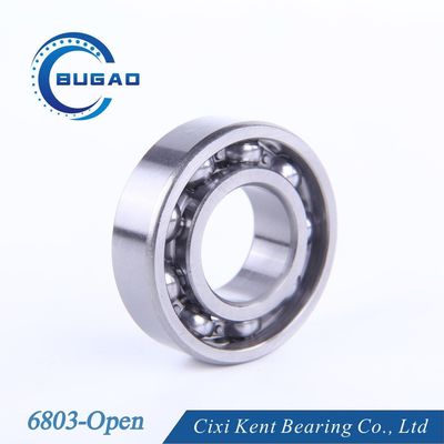Rolamento de aço de tamanho padrão Rolamento de esferas 6803 para motor de ar condicionado 17*26*5mm
