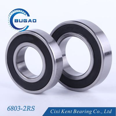 Rolamento de aço de tamanho padrão Rolamento de esferas 6803 para motor de ar condicionado 17*26*5mm